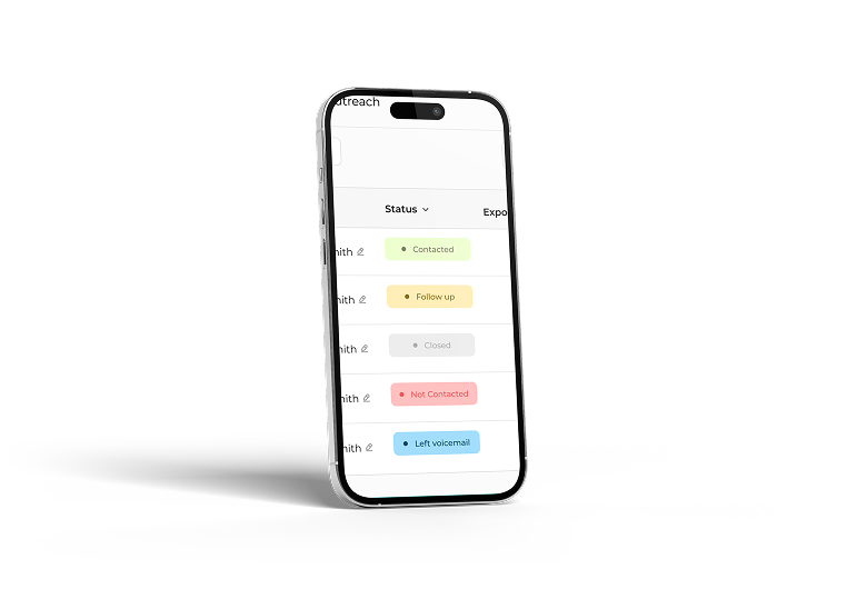 Lead Tracking Mobile